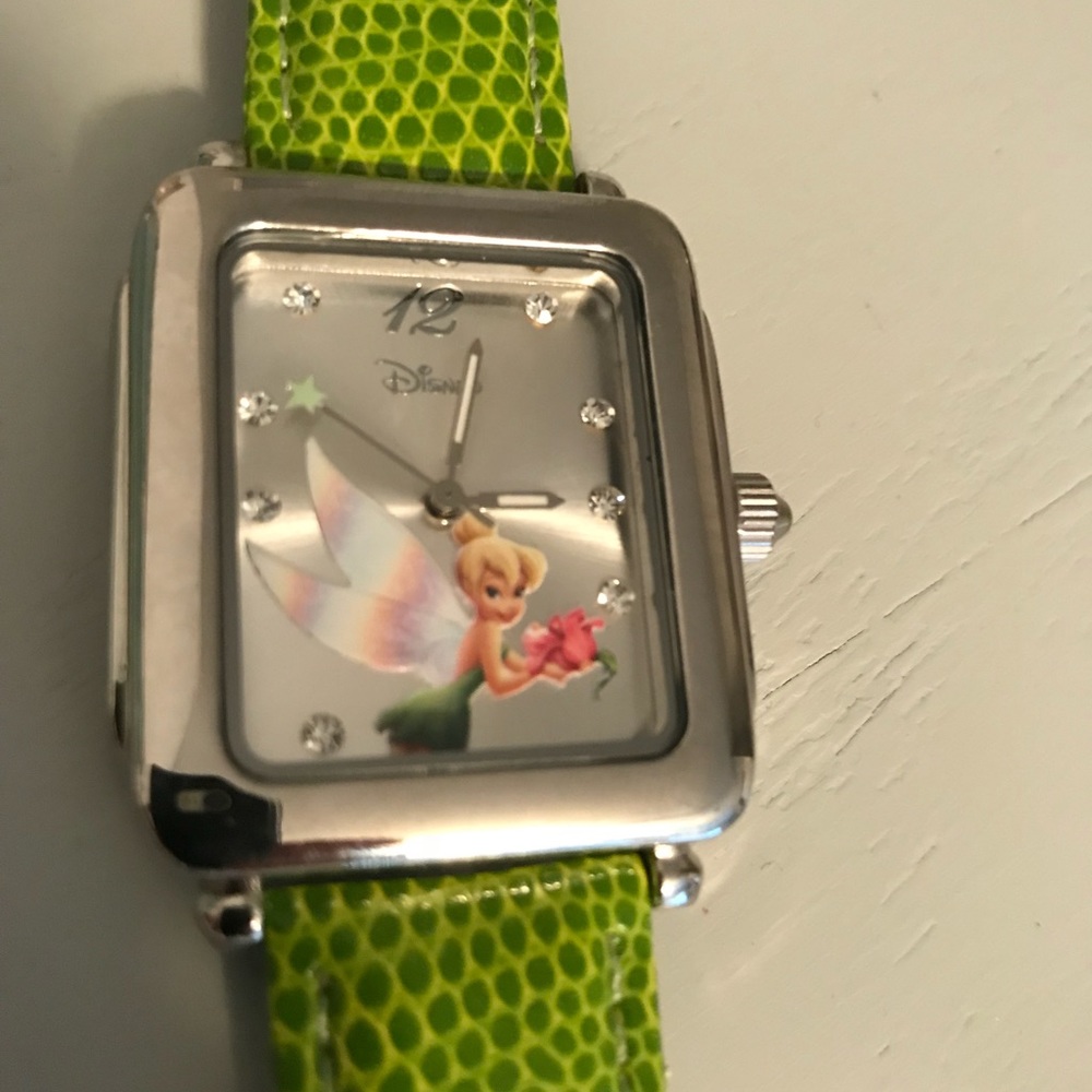 Tinker Bell watch, green.